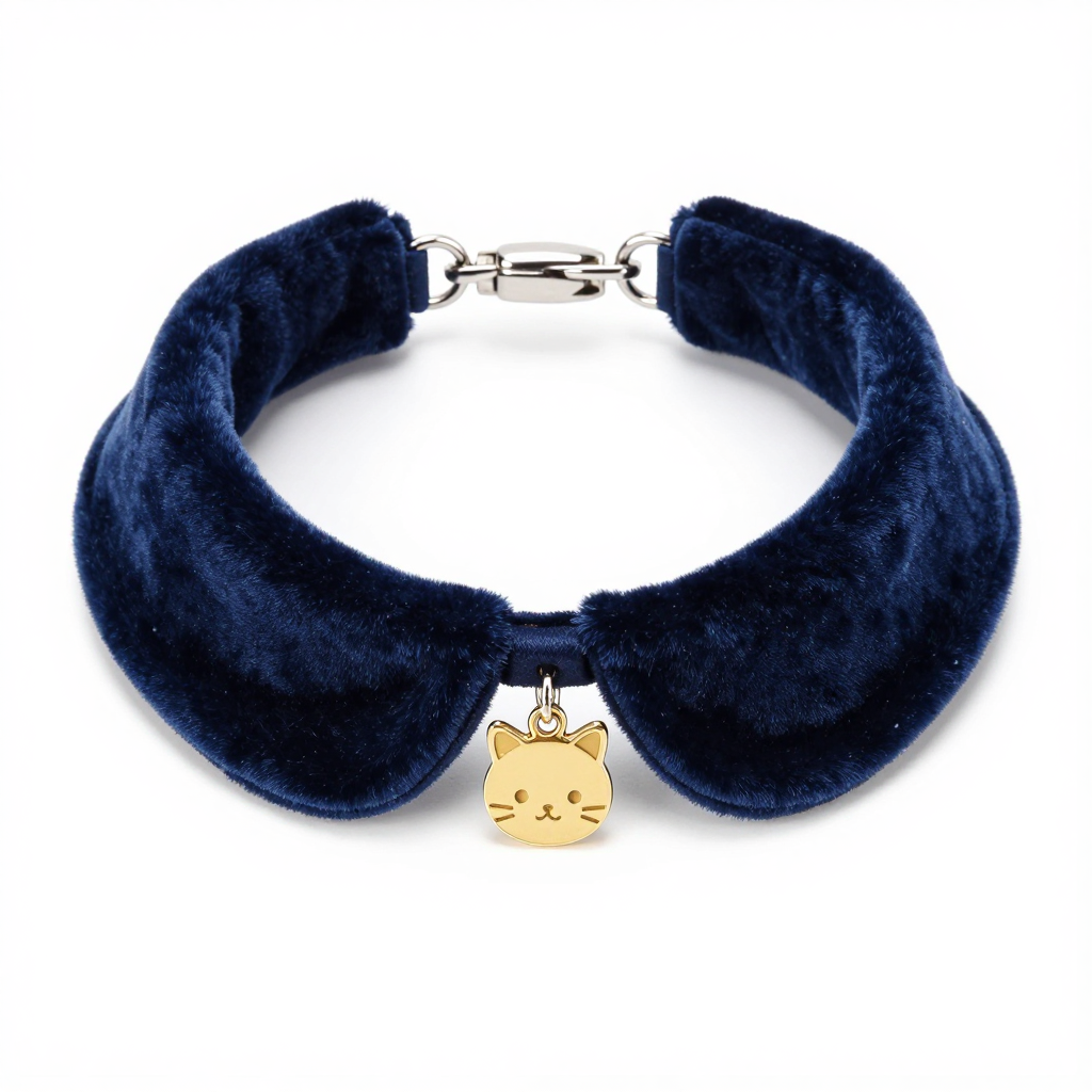 Velvet Cat Collar