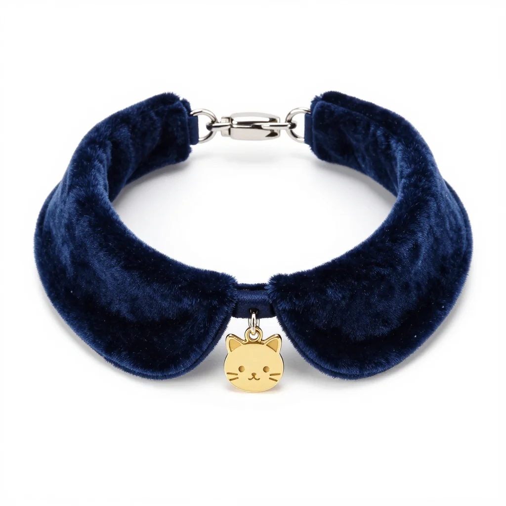 Velvet Cat Collar