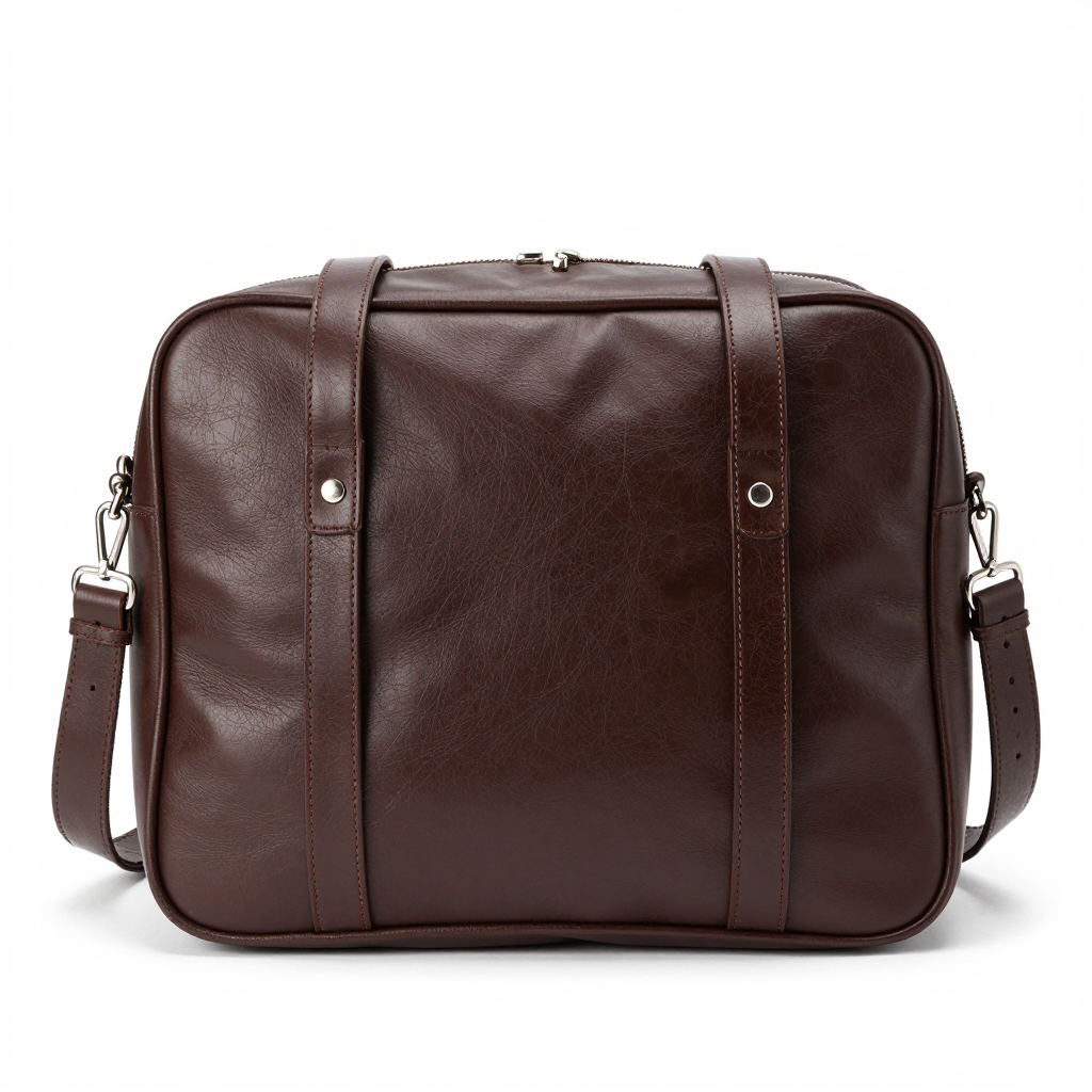 Leather Cat Carrier with Straps