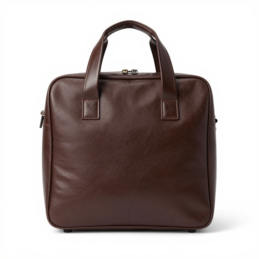 Premium Leather Cat Carrier with Adjustable Handles for Stylish and Easy Transport