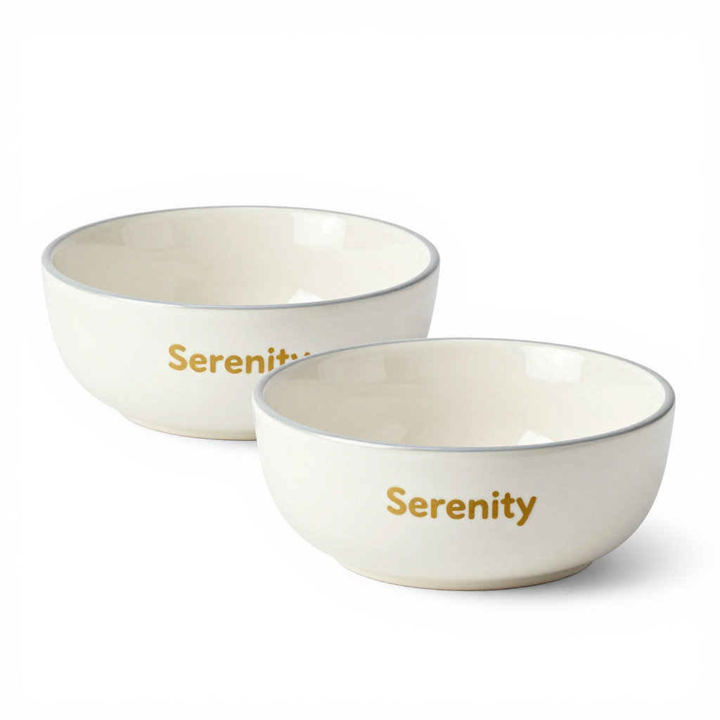 Serenity Dog Bowls Set