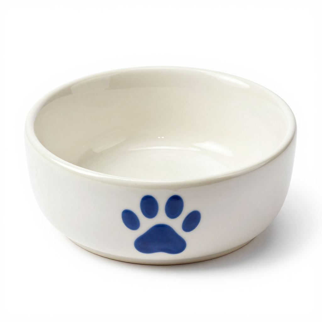PawPrint Ceramic Pet Bowl