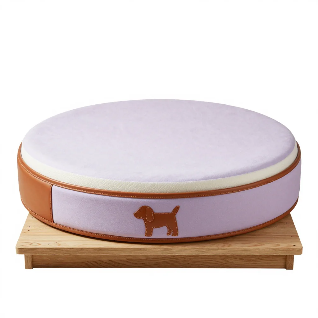 Lavender Luxe Dog Bed for Comfort and Style