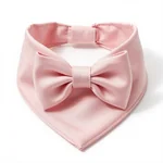 Silk Cat Bandana with Bow - 3