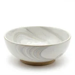 Ceramic Cat Bowl with Marble Finish - 1