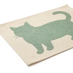 Linen Cat Mat with Natural Dye - 3
